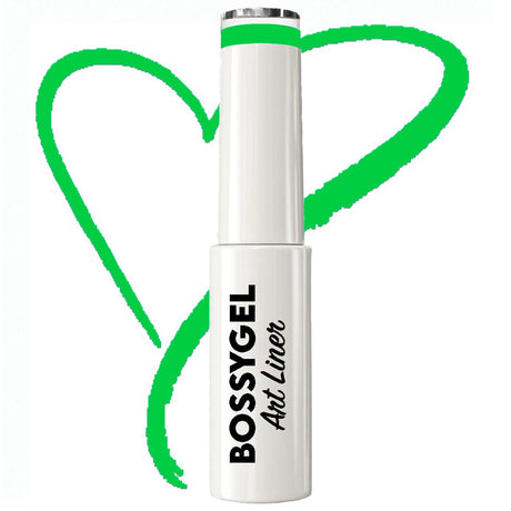 BOSSY Gel Art Liner Glow In The Dark 09 Neon Emerald Green