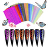 Holographic Butterfly Reflection Nail Stickers Set - Jessica Nail & Beauty Supply - Canada Nail Beauty Supply - NAIL STICKER