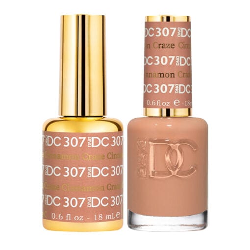 DND DC Duo Gel Matching Color 307 Craze Cinnamon