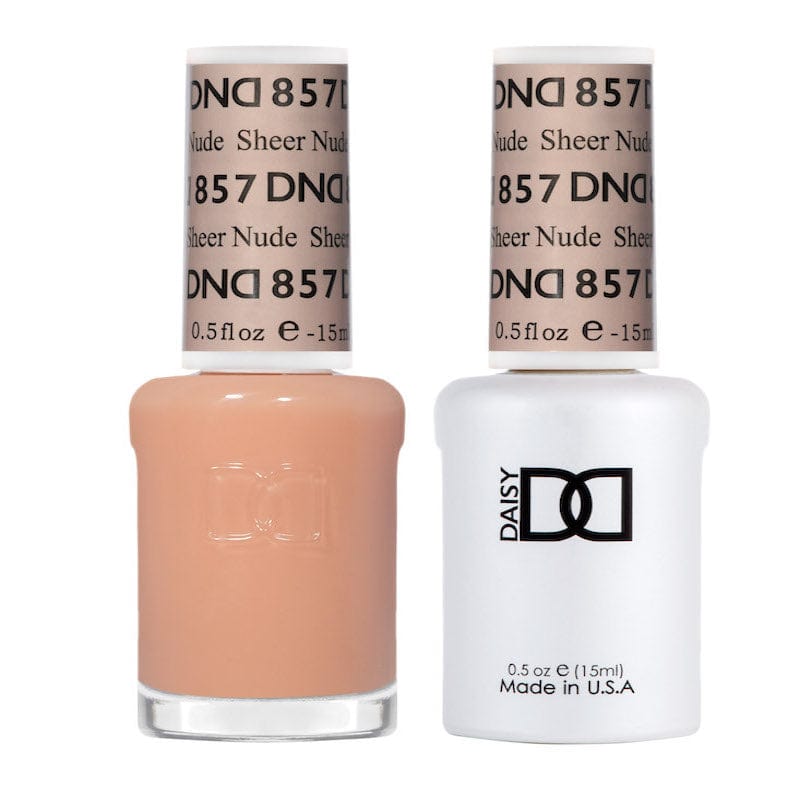 DND Duo Gel Matching Color 857 Sheer Nude