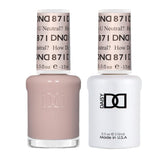 DND Duo Gel Matching Color 871 How Do U Neutral?