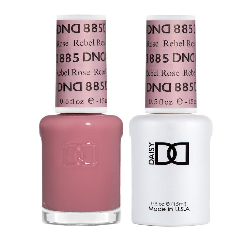 DND Duo Gel Matching Color 885 Rebel Rose