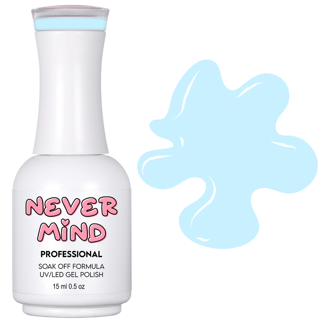 Nevermind Gel Polish Duo N185 PASTEL WITH BLUE