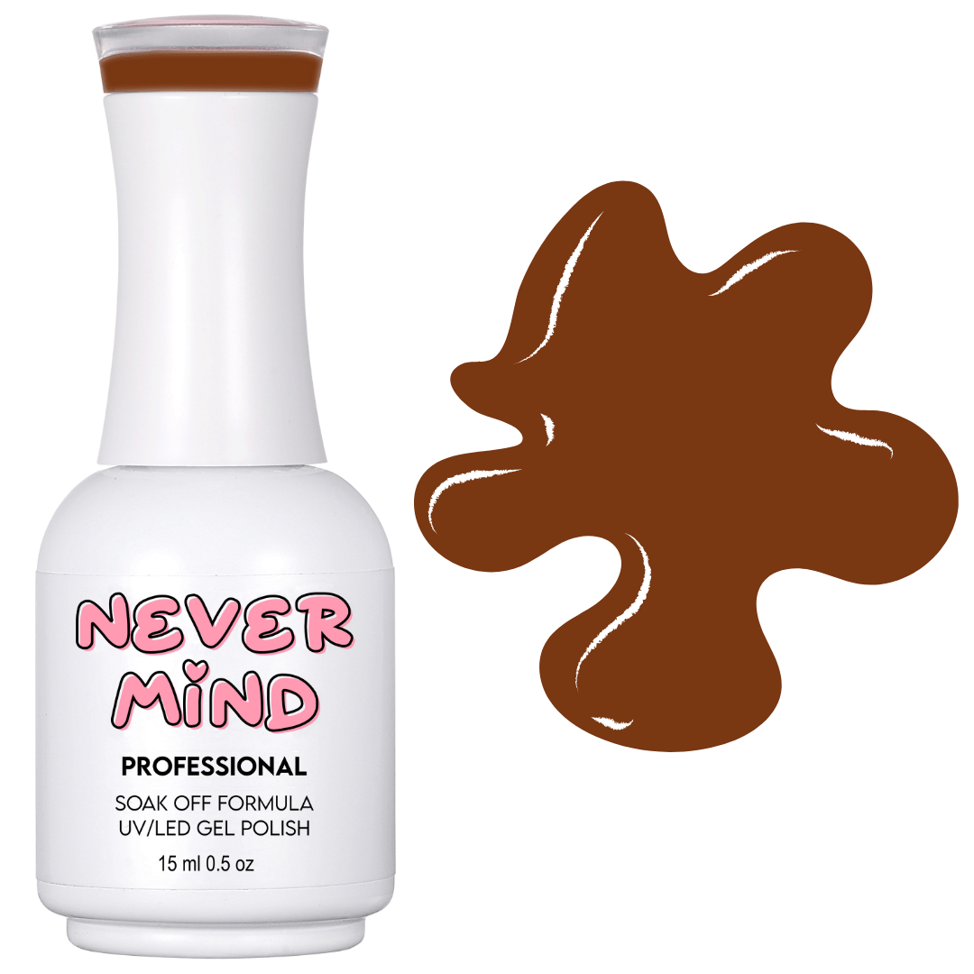 Nevermind Gel Polish N216 BROWN COPPER