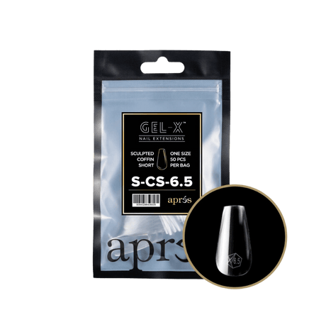 Apres Gel X™ Refill Bags (50pcs) Sculpted Coffin Short Tips