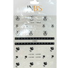 JNBS Designer Nail Sticker Transparent Clear (Choose your style 1)