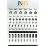 JNBS Designer Nail Sticker Transparent Clear (Choose your style 1)