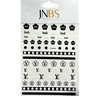 JNBS Designer Nail Sticker Transparent Clear (Choose your style 1)