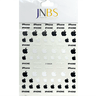 JNBS Designer Nail Sticker Transparent Clear (Choose your style 2)