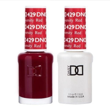 DND Duo Gel Matching Color - 429 Boston University Red - Jessica Nail & Beauty Supply - Canada Nail Beauty Supply - DND DUO