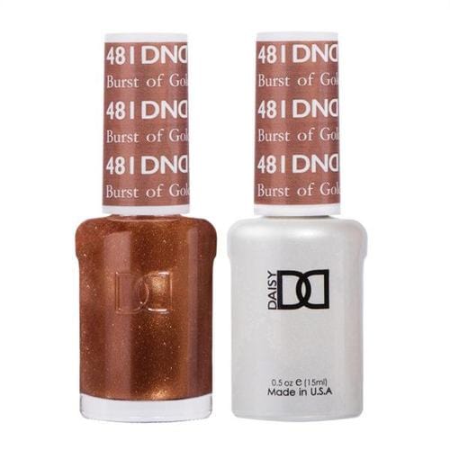 DND Duo Gel Matching Color - 481 Burst of Gold - Jessica Nail & Beauty Supply - Canada Nail Beauty Supply - DND DUO