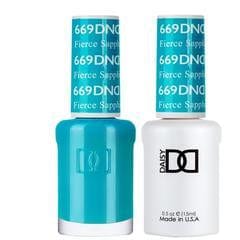 DND Duo Gel Matching Color - 669 Fierce Sapphire - Jessica Nail & Beauty Supply - Canada Nail Beauty Supply - DND DUO