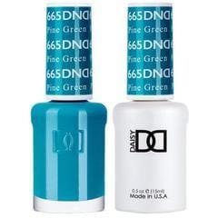 DND Duo Gel Matching Color - 665 Pine Green - Jessica Nail & Beauty Supply - Canada Nail Beauty Supply - DND DUO