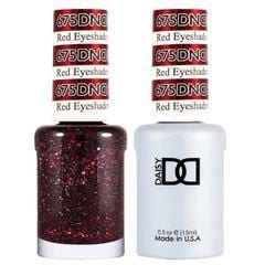 DND Duo Gel Matching Color - 675 Red Eyeshadow - Jessica Nail & Beauty Supply - Canada Nail Beauty Supply - DND DUO