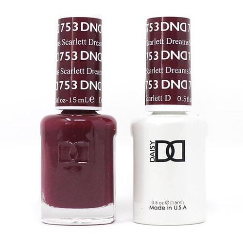 DND Duo Gel Matching Color - 753 Scarlett Dreams - Jessica Nail & Beauty Supply - Canada Nail Beauty Supply - DND DUO