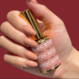 DND DC Duo Gel Matching Color 307 Craze Cinnamon