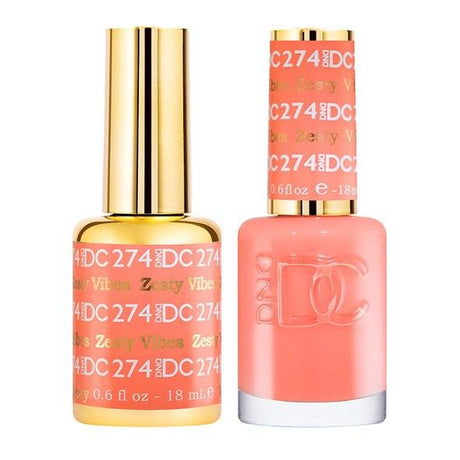 DND DC Duo Gel Matching Color - 274 ZESTY VIBES - Jessica Nail & Beauty Supply - Canada Nail Beauty Supply - DND DC DUO