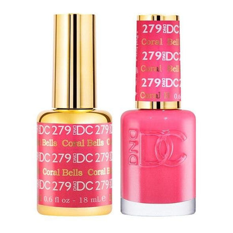 DND DC Duo Gel Matching Color - 279 CORAL BELLS - Jessica Nail & Beauty Supply - Canada Nail Beauty Supply - DND DC DUO