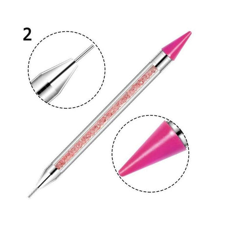 Nail Art Brush - Dual-ended Rhinestone Picker (Assorted Color) - Jessica Nail & Beauty Supply - Canada Nail Beauty Supply - Rhinestone Picker