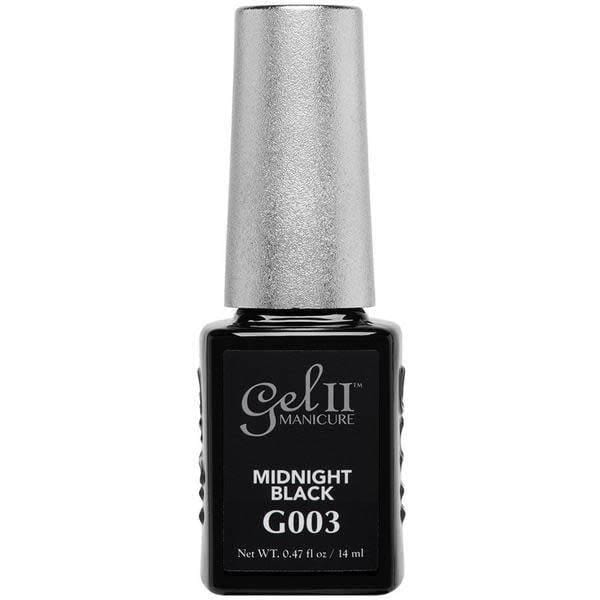 G003 Midnight Black - Gel II Gel Polish - Jessica Nail & Beauty Supply - Canada Nail Beauty Supply - GEL II GEL POLISH