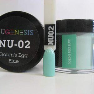 NUGENESIS - Nail Dipping Color Powder 43g NU 02 Robin's Egg Blue - Jessica Nail & Beauty Supply - Canada Nail Beauty Supply - NuGenesis POWDER