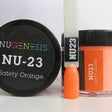 NUGENESIS - Nail Dipping Color Powder 43g NU 23 Safety Orange - Jessica Nail & Beauty Supply - Canada Nail Beauty Supply - NuGenesis POWDER