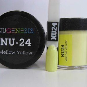 NUGENESIS - Nail Dipping Color Powder 43g NU 24 Mellow Yellow - Jessica Nail & Beauty Supply - Canada Nail Beauty Supply - NuGenesis POWDER