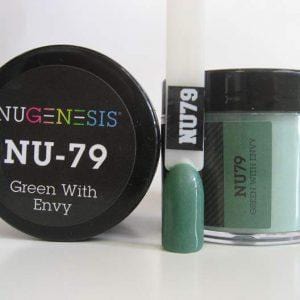 NUGENESIS - Nail Dipping Color Powder 43g NU 79 Green With Envy - Jessica Nail & Beauty Supply - Canada Nail Beauty Supply - NuGenesis POWDER