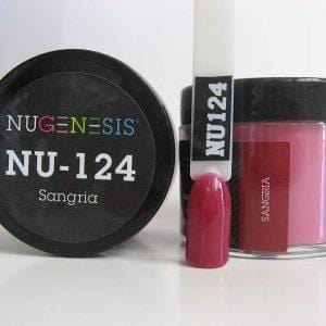 NUGENESIS - Nail Dipping Color Powder 43g NU 124 Sangria - Jessica Nail & Beauty Supply - Canada Nail Beauty Supply - NuGenesis POWDER