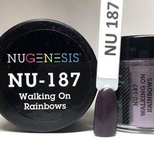 NUGENESIS - Nail Dipping Color Powder 43g NU 187 Walking On Rainbows - Jessica Nail & Beauty Supply - Canada Nail Beauty Supply - NuGenesis POWDER