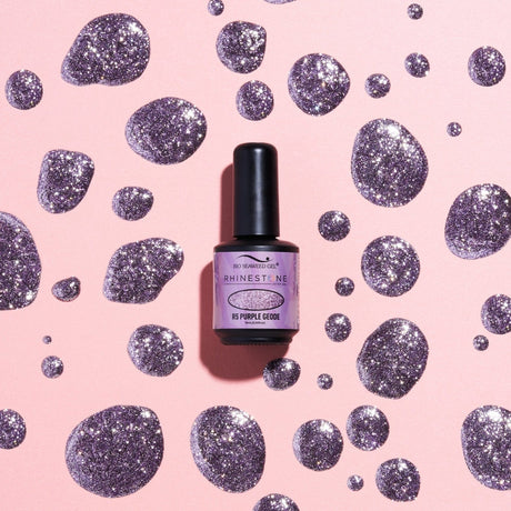 Rhinestone Gel Bio Seaweed - #R5 Purple Geode - Jessica Nail & Beauty Supply - Canada Nail Beauty Supply - Sparkle Gel