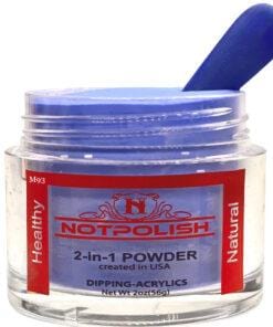 NOTPOLISH 2-in-1 Powder - M93 Lush Blue - Jessica Nail & Beauty Supply - Canada Nail Beauty Supply - Acrylic & Dipping Powders